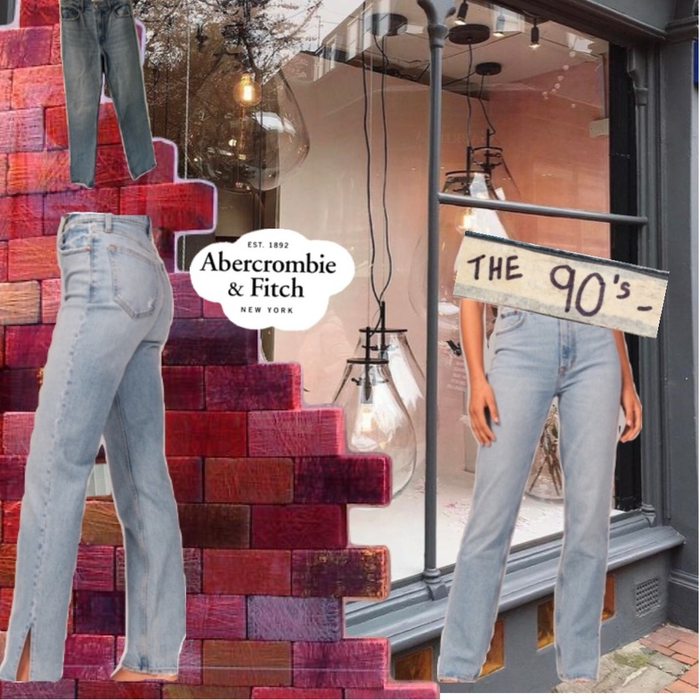 Abercrombie 90’s Straight Ultra High-Rise Jeans with Side Slit
âž˝ a&f - Picture 2 of 6